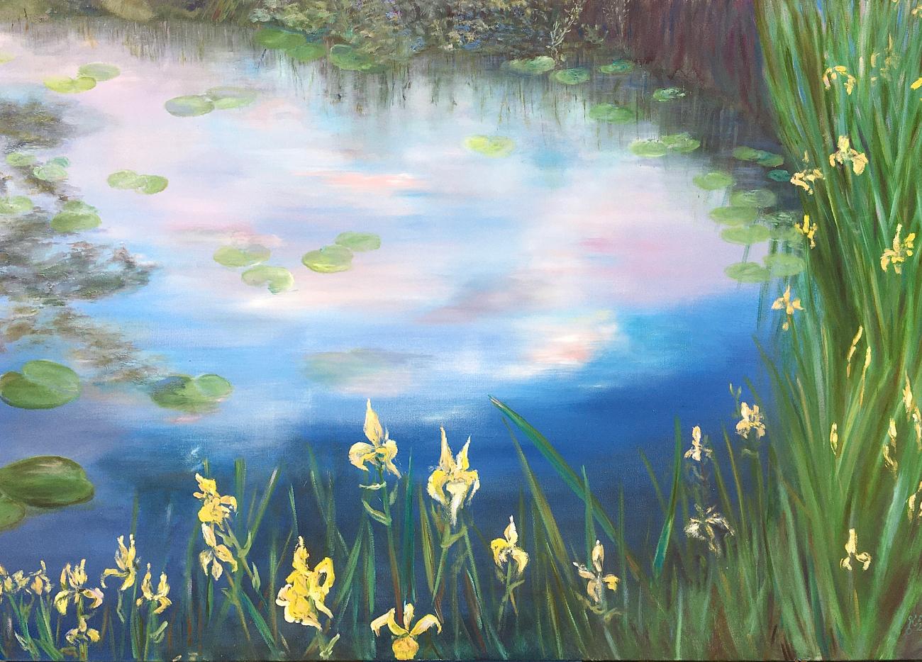 Pond in the Lithuanian Manor